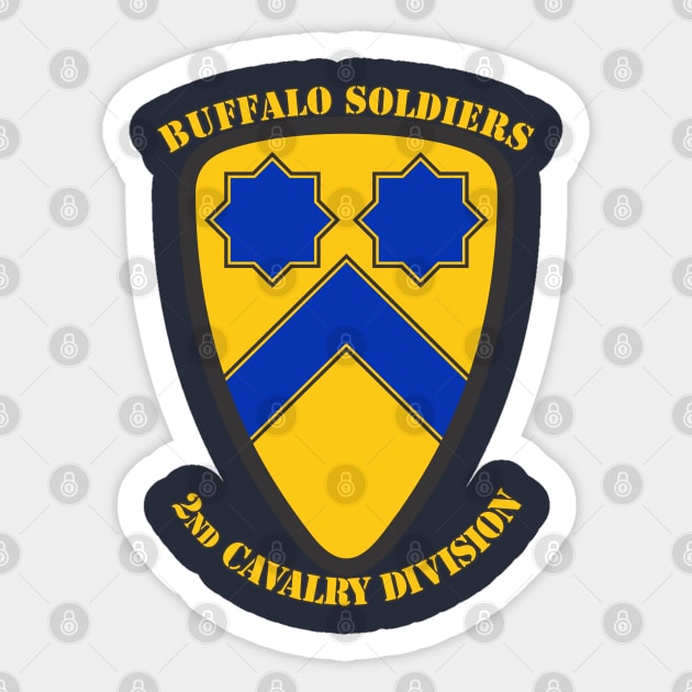 2nd Cavalry Division Sticker by MBK